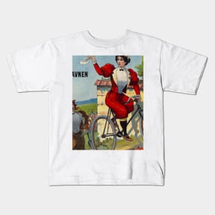 Nordisk Cyclefabrik Netherlands Vintage Poster 1899 Kids T-Shirt